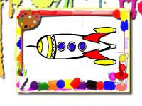 Jeu mobile Rockets coloring book