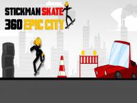 Jeu mobile Stickman skate 360 epic city