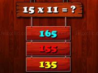 Jeu mobile Multiplication math challenge