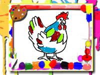 Chicken coloring book