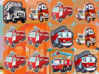 Jeu mobile Emergency trucks match 3