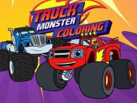 Jeu mobile Monster truck coloring