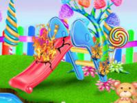 Jeu mobile Candy garden cleaning