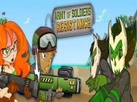 Jeu mobile Army of soldiers resistance