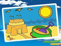 Jeu mobile Summer coloring pages