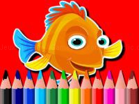 Jeu mobile Bts fish coloring book