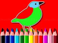 Jeu mobile Bts birds coloring book