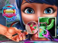 Jeu mobile Dotted girl tongue doctor