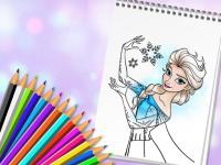Jeu mobile Amazing princess coloring book