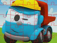 Jeu mobile Leo the truck jigsaw