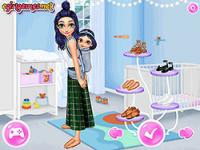 Princesses baby wearing fun