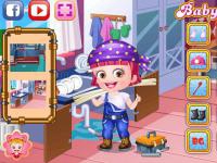 Jeu mobile Baby hazel plumber dressup