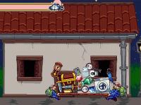 Sack 'n' stack: all in one trip!