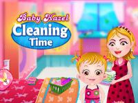 Baby hazel cleaning time