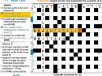 Jeu mobile Polymath crossword by cincinnus
