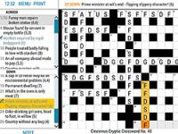 Cryptic crossword by cincinnus