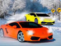 Jeu mobile Snow track racing 3d