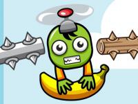 Jeu mobile Banana copter swing