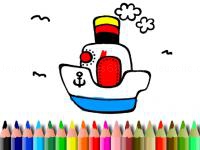 Jeu mobile Bts boat coloring