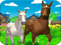 Jeu mobile Horse family animal simulator 3d