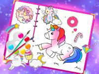 Jeu mobile Fabulous cute unicorn coloring book