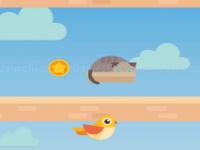 Jeu mobile Bird platform jumping