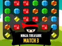 Jeu mobile Ninja treasure match 3