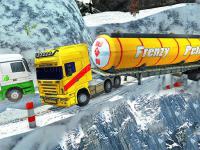 Jeu mobile Extreme winter oil tanker truck drive