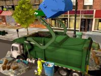 Jeu mobile Town clean garbage truck