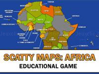 Jeu mobile Scatty maps africa