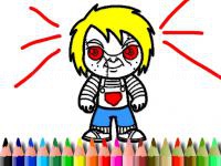 Jeu mobile Scary boy coloring book