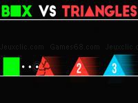 Jeu mobile Box vs triangles