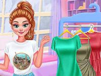 Jeu mobile Princesses message tees