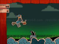 Jeu mobile Flying halloween witch