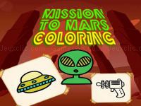 Jeu mobile Mission to mars coloring