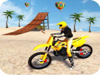 Jeu mobile Motocross beach game: bike stunt racing
