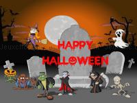 Jeu mobile Happy halloween slide