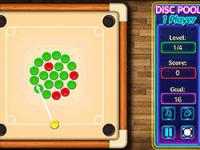 Jeu mobile Disc pool 1 player