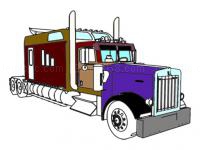 Jeu mobile American trucks coloring