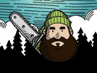 Jeu mobile Lumberjack coloring