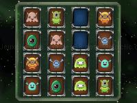 Aliens memory game