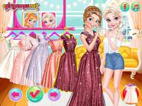 Princesses glittery bridesmaids