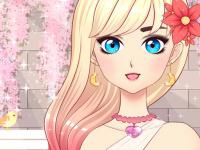 Jeu mobile Anime girl fashion dress up & makeup