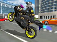 Jeu mobile Motorbike stunt super hero simulator