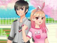Jeu mobile Romantic anime couples dress up