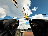 Jeu mobile Anti aircraft attack : modern jet war
