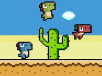 Jeu mobile Pixel dino run