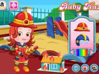 Jeu mobile Baby hazel firefighter dress up
