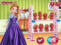 Jeu mobile Princesses christmas glittery ball