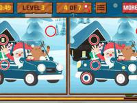 Jeu mobile Christmas vehicles differences